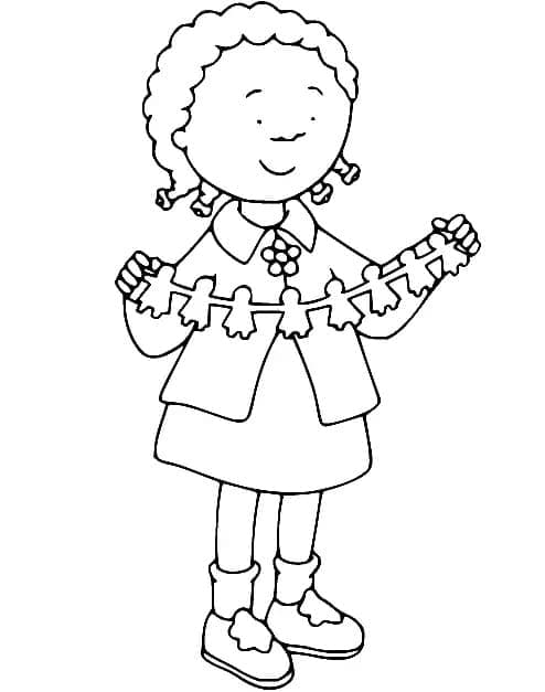 Caillou Kiszínezhető