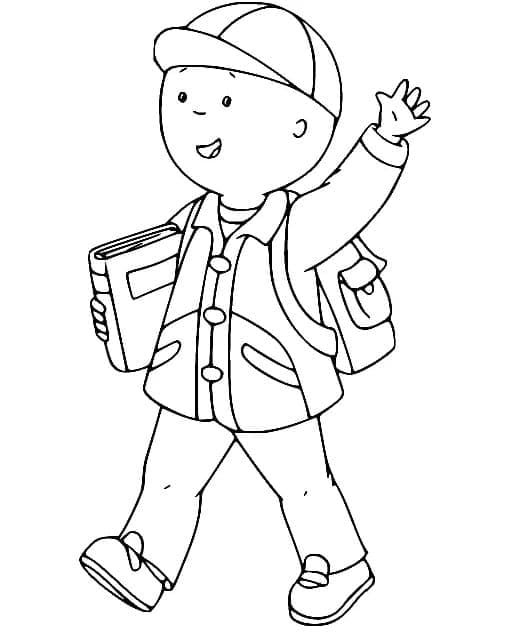 Caillou színezők