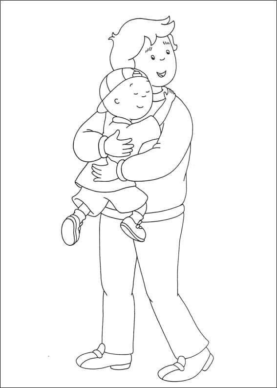 Caillou Nyomtatható Kép
