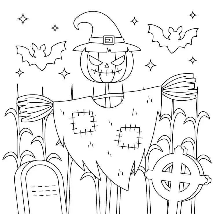 Halloween Madárijesztő
