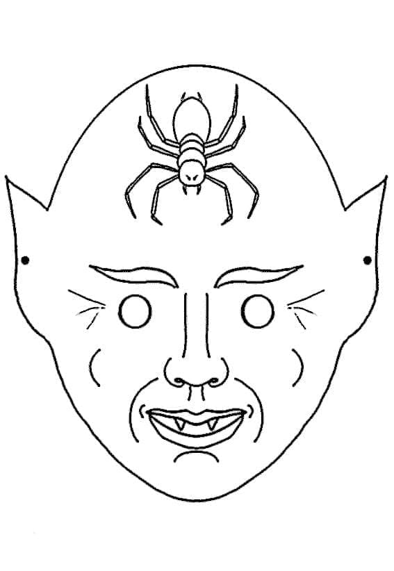 Halloween Maszk Vámpír