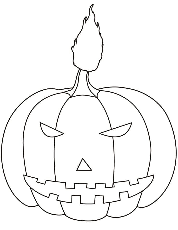 Halloween Tök (1) színező