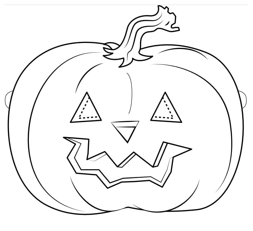 Halloween Tök (2) színező