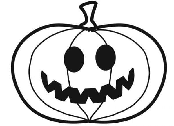 Halloween Tök (3) színező