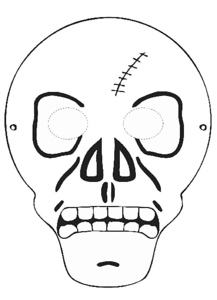 Ingyenes Nyomtatható Halloween Maszk