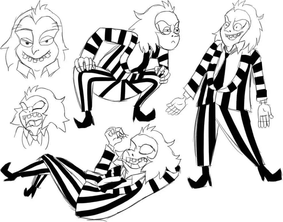 Karikatúra Beetlejuice