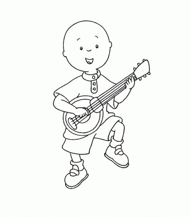 Nyomtatható Ingyenes Caillou