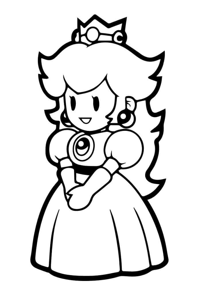 Nyomtatható Peach Hercegnő