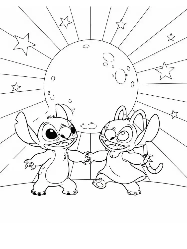 Nyomtatni Stitch és Angel