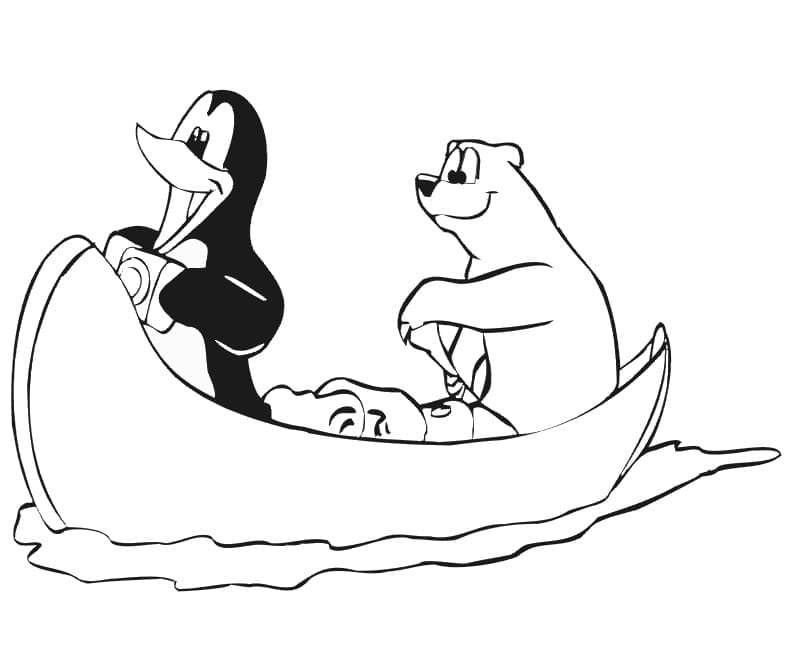 Pinguin és Jegesmedve Hajón