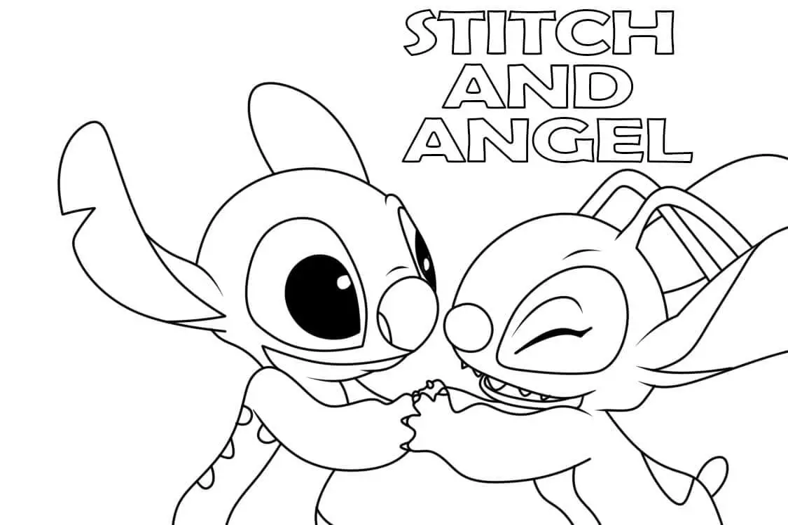 Stitch és Angel Disney