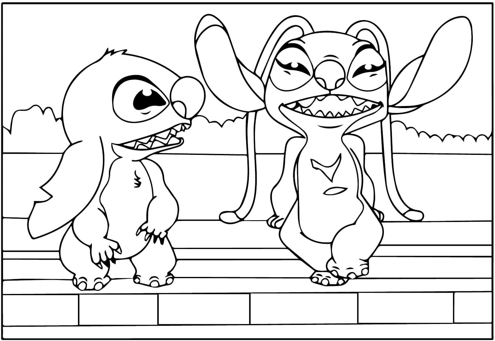 Stitch és Angel ingyenes gyerekeknek