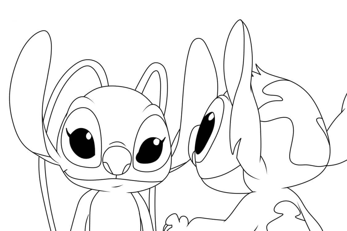 Stitch és Angel nyomtatni