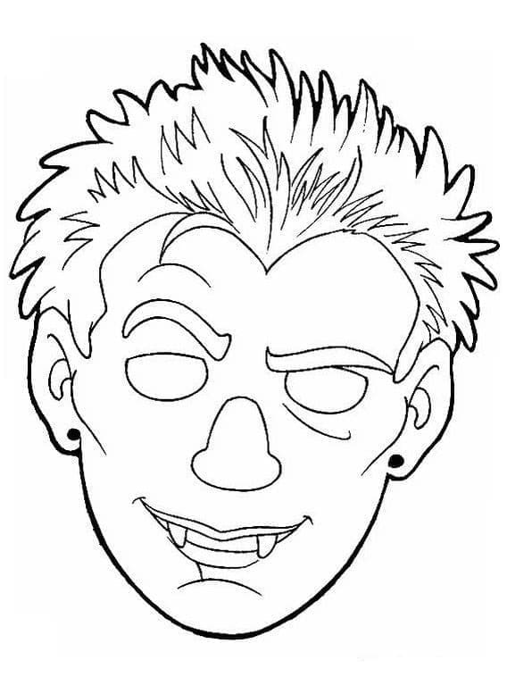 Vámpír Halloween Maszk