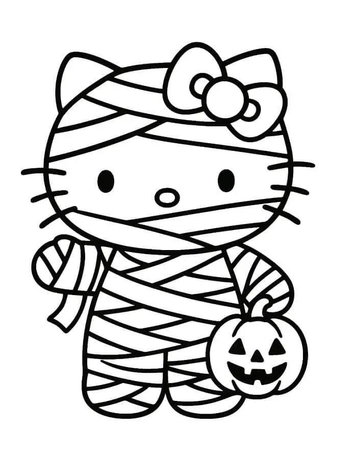 Bájos Hello Kitty Halloween