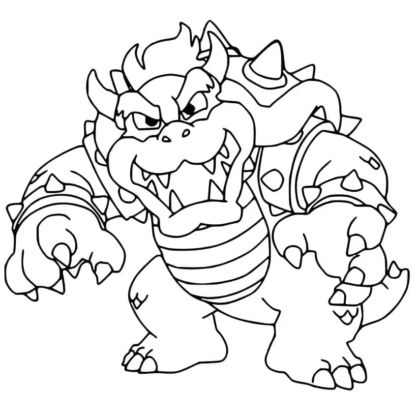 Bowser színező