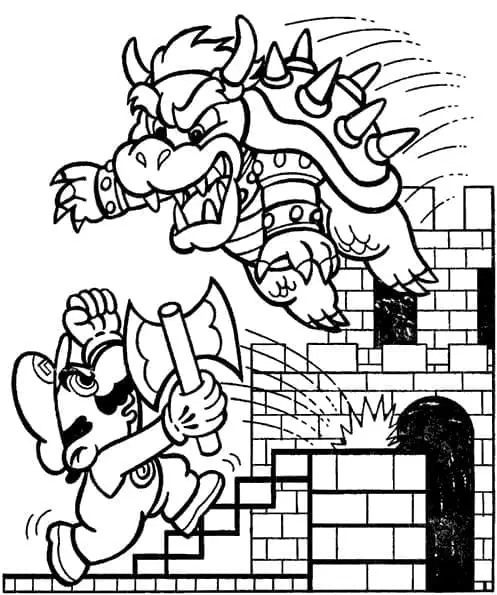 Bowser Színezésre