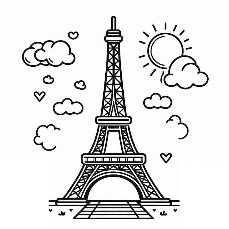 Eiffel-torony Ingyenes Nyomtatható