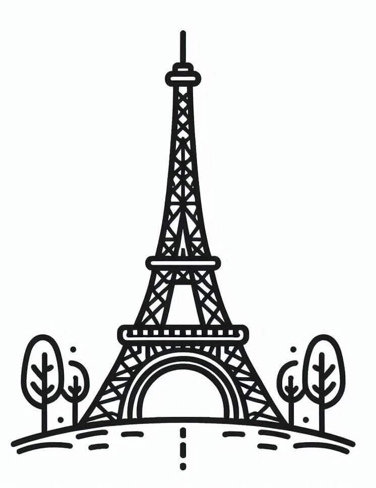 Eiffel-torony Nyomtatásra