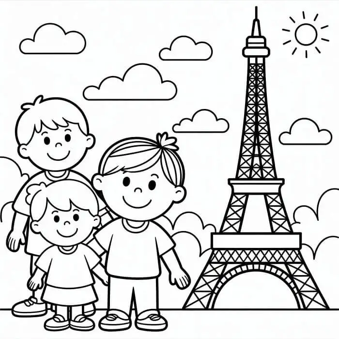 Eiffel-torony Tájkép