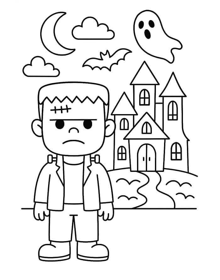 Frankenstein színező