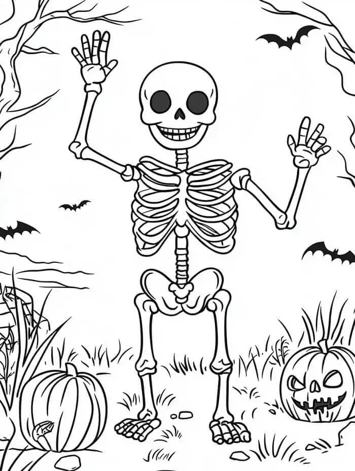Halloween Csontváz