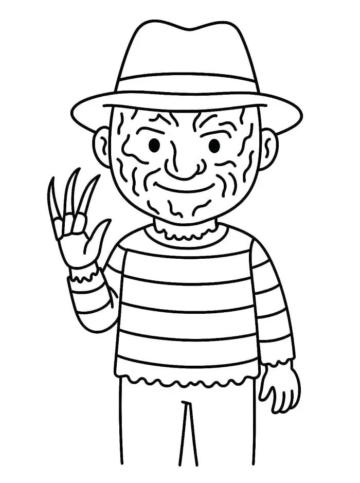 Freddy Krueger színező