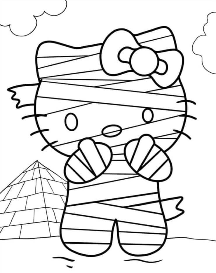 Hello Kitty Halloween Gyerekeknek