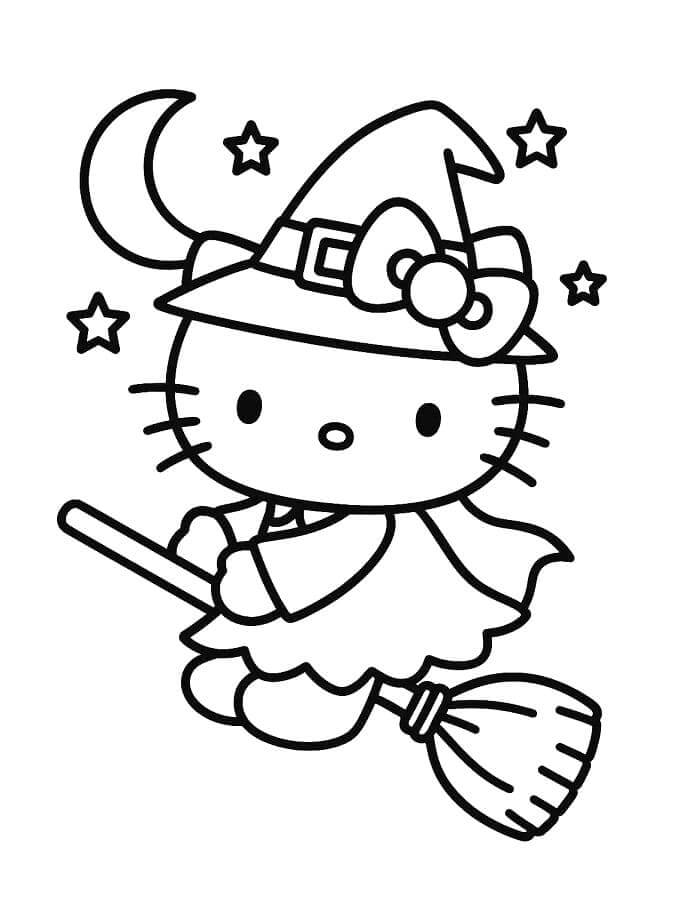 Hello Kitty Halloween Ingyenes Nyomtatható