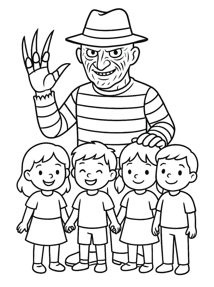 Ingyenes Freddy Krueger Nyomtatásra
