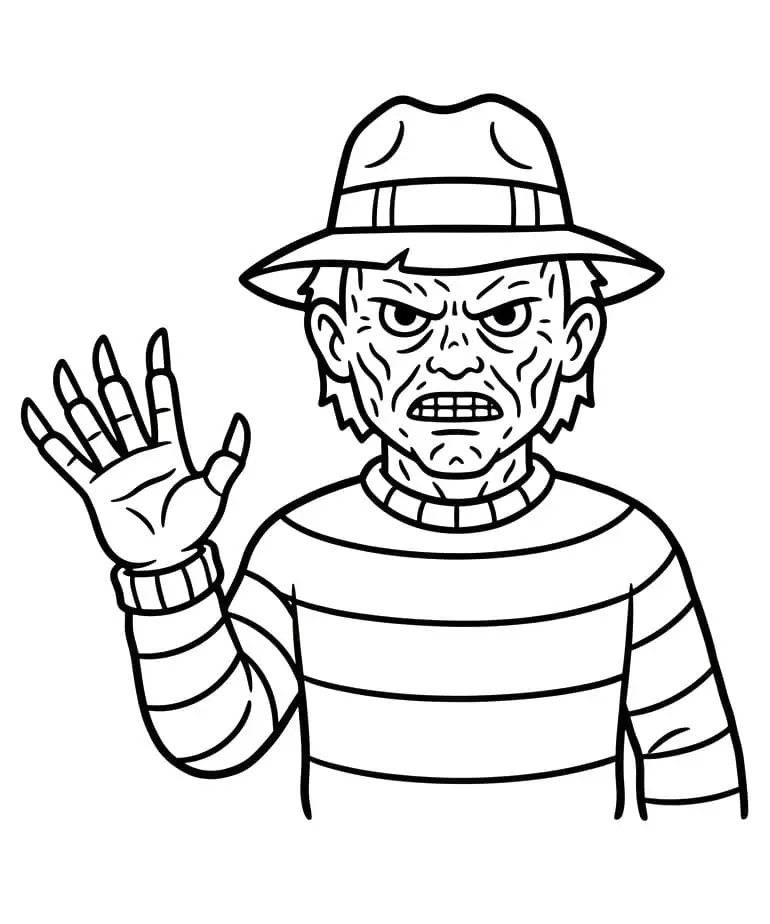 Ingyenes Freddy Krueger Nyomtatható