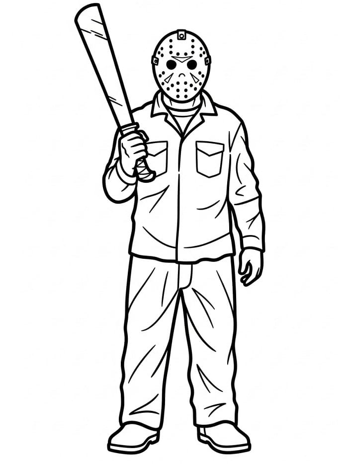 Ingyenes Jason Voorhees Nyomtatásra