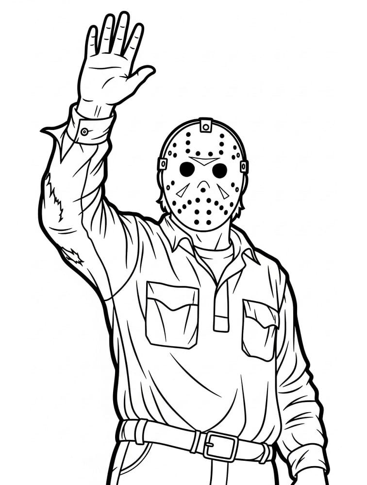 Ingyenes Jason Voorhees Nyomtatható