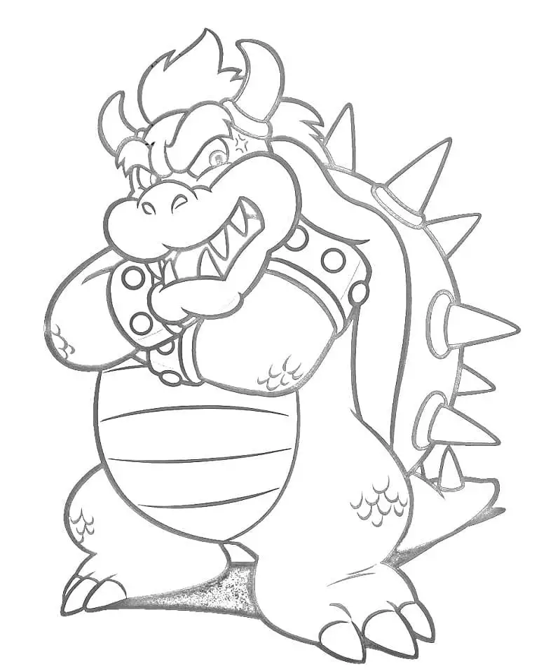Ingyenes Nyomtatható Bowser