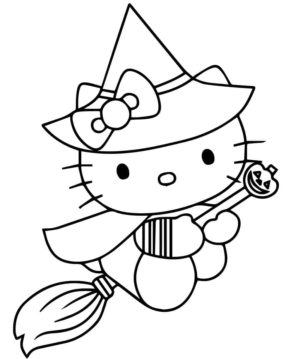 Ingyenes Nyomtatható Hello Kitty Halloween