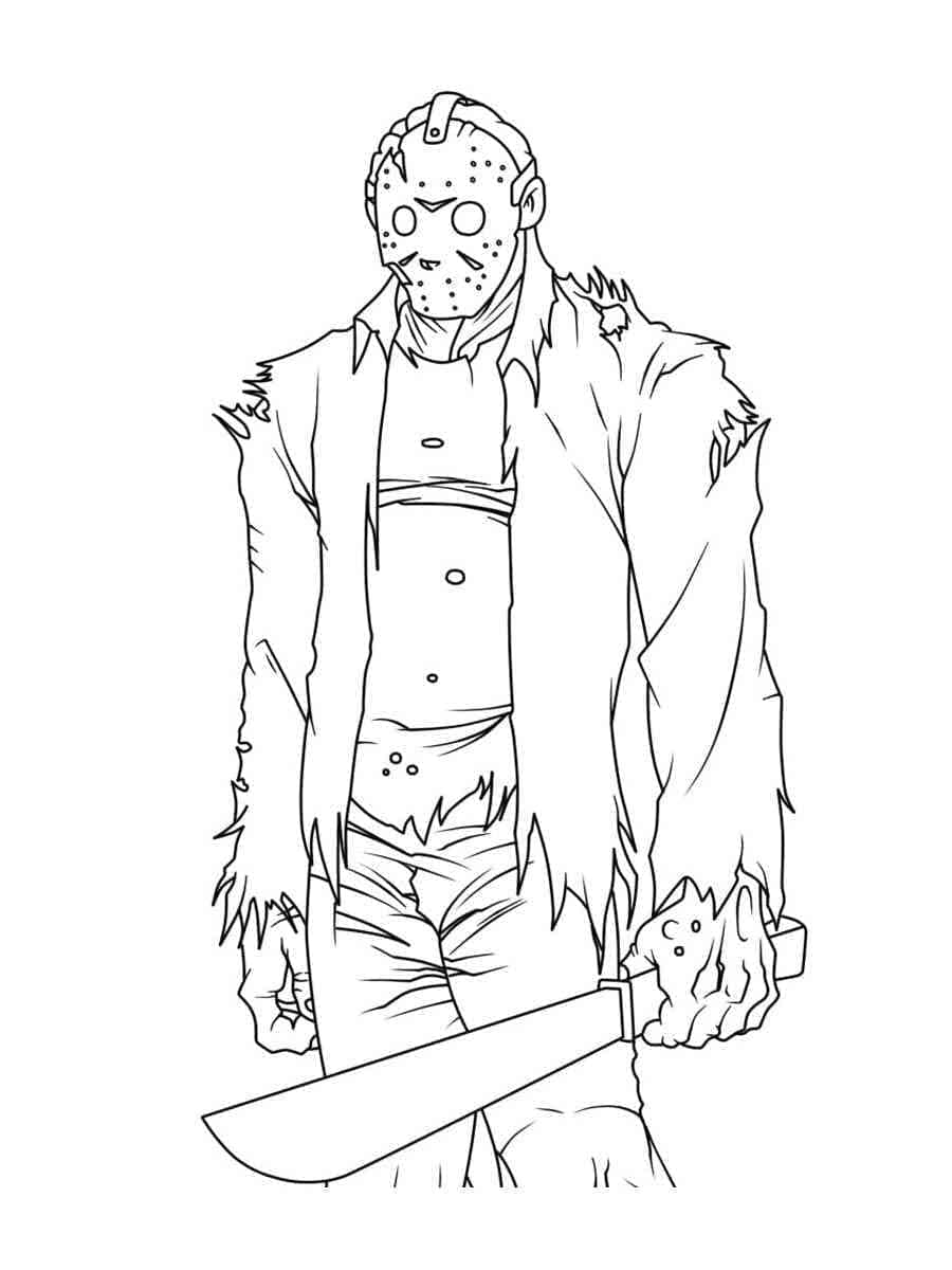 Ingyenes Nyomtatható Jason Voorhees