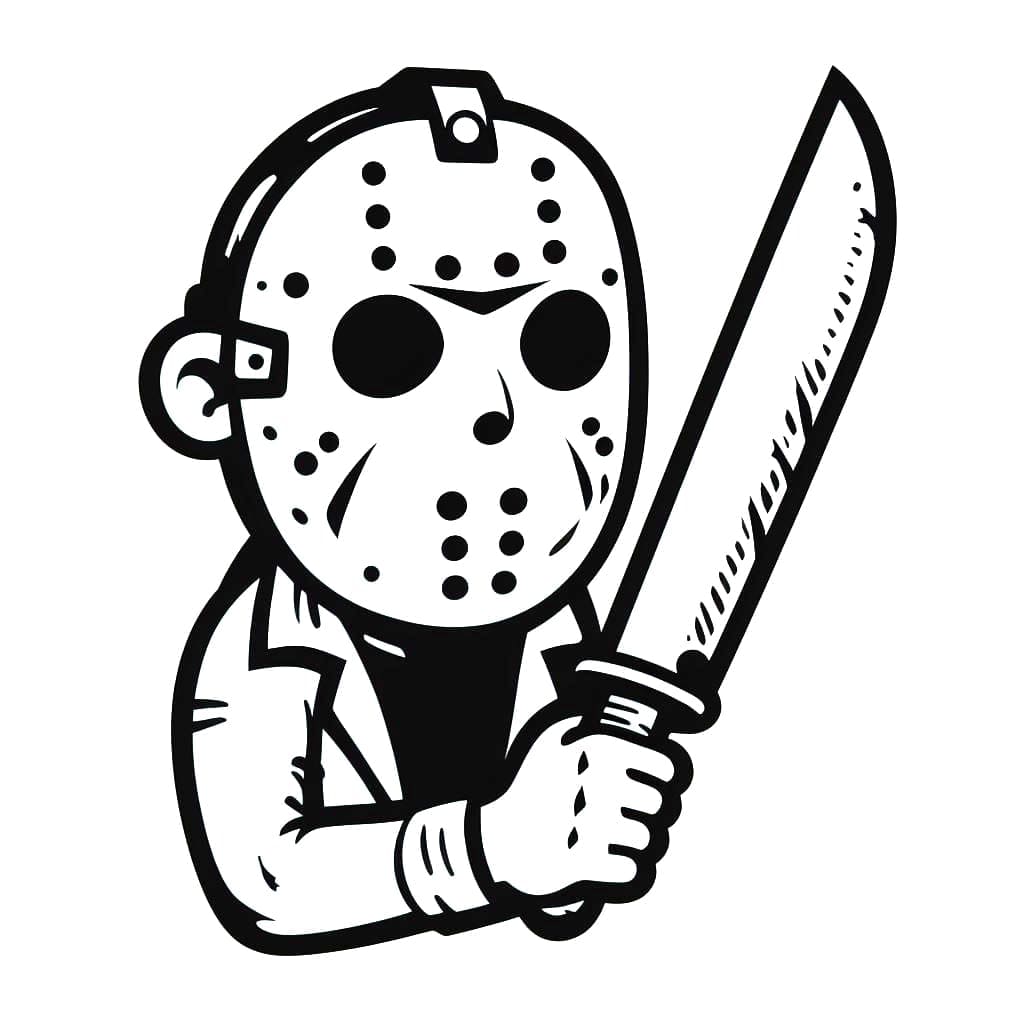 Jason Voorhees Ingyenes Nyomtatható