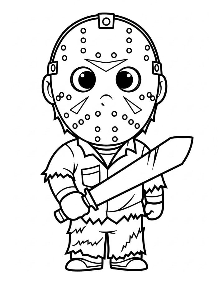 Jason Voorhees Nyomtatható Kép
