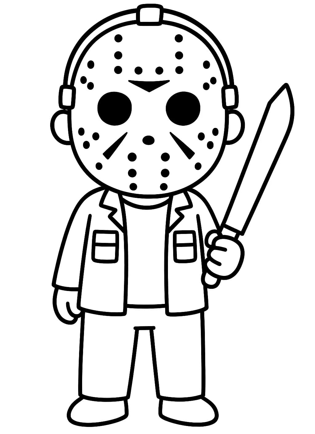 Jason Voorhees Nyomtatható