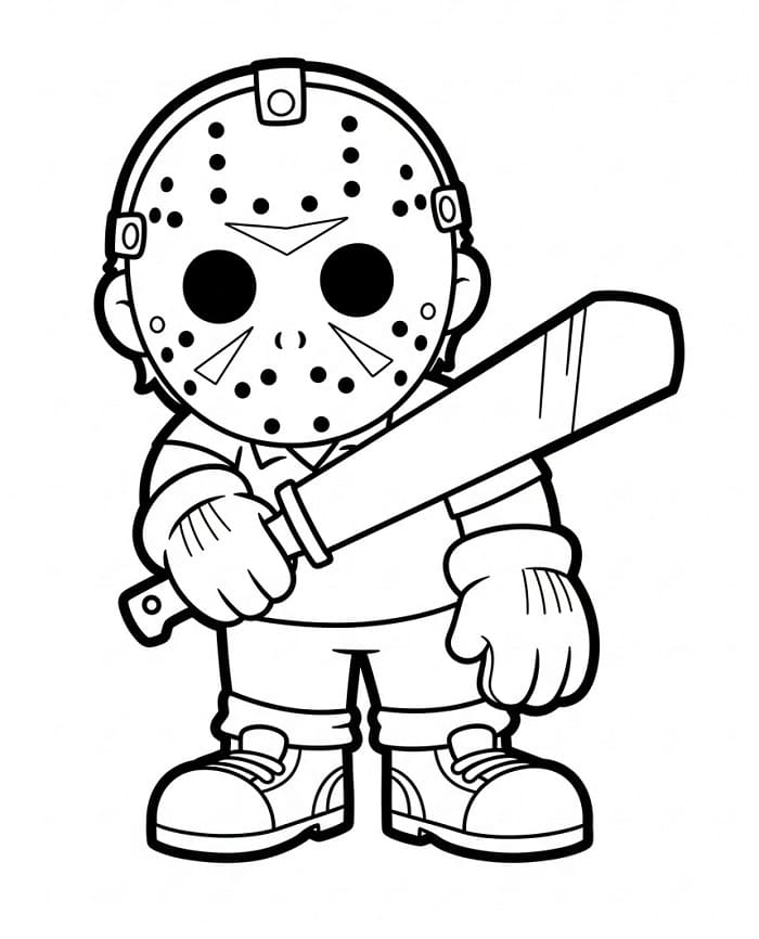 Jason Voorhees Színezésre