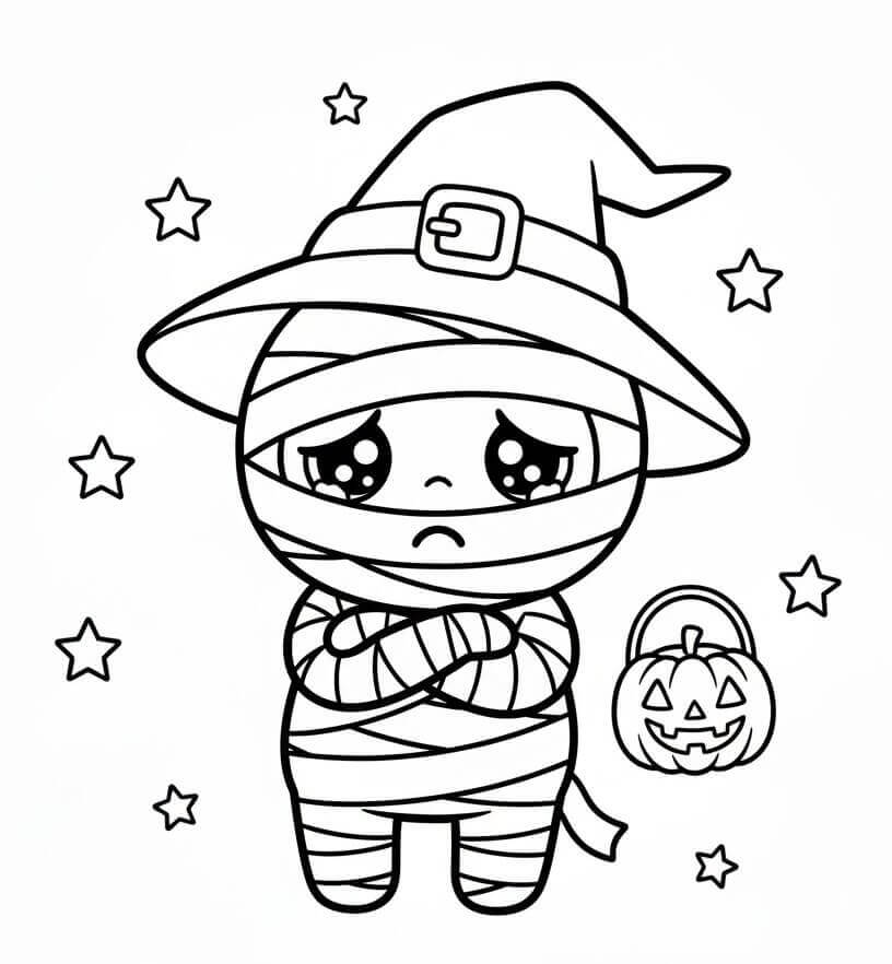 Múmia Halloweenkor