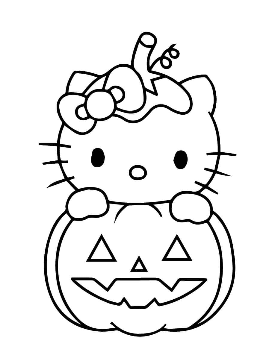 Nyomtatható Hello Kitty Halloween Ajándékba