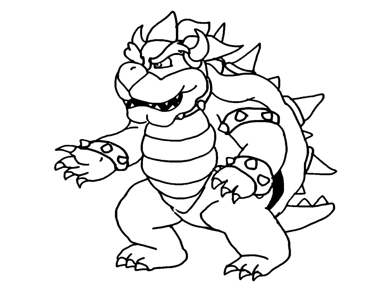 Nyomtatható Ingyenes Bowser