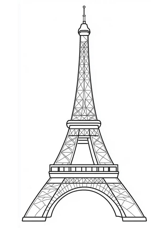 Nyomtatható Ingyenes Eiffel-torony