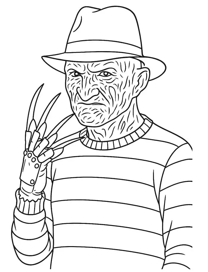 Nyomtatható Ingyenes Freddy Krueger