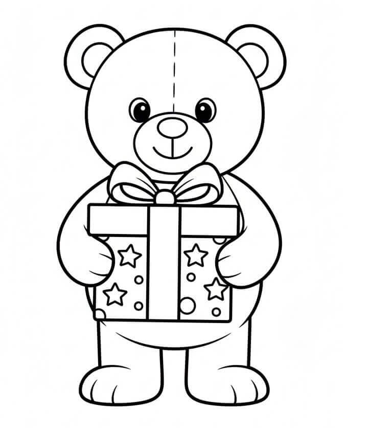 Ajándékos Plüssmackó