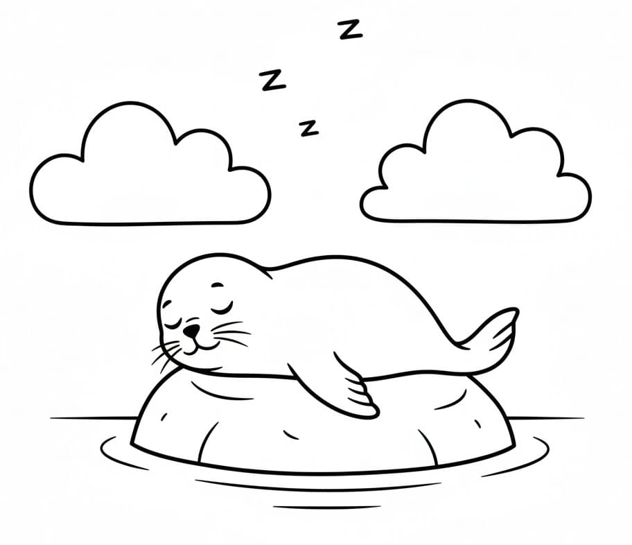 Alvó Oroszlánfóka