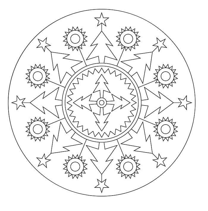 Bámulatos Karácsonyi Mandala