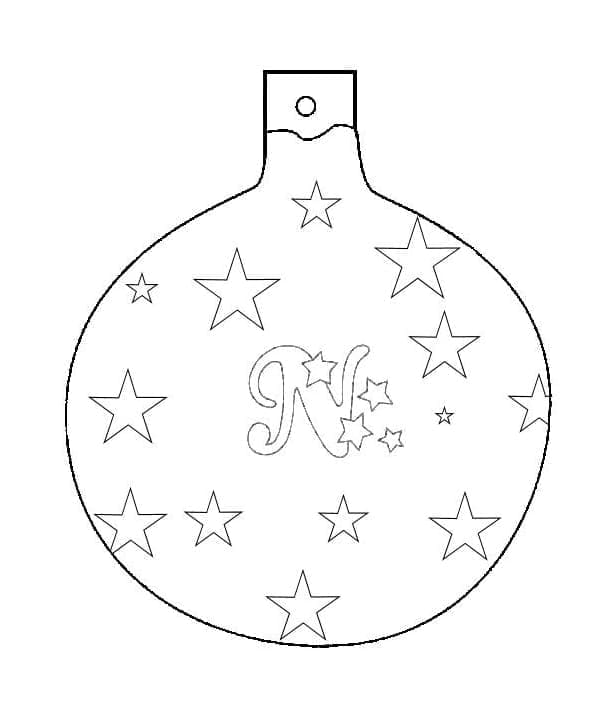 Csillagos Karácsonyi Dísz