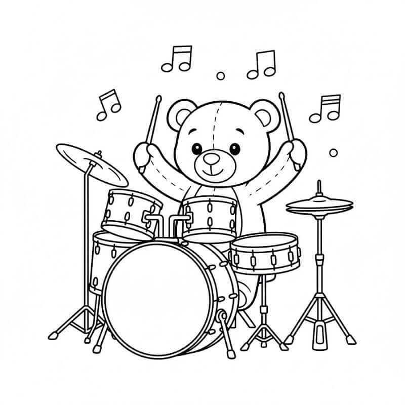 Doboló Plüssmackó